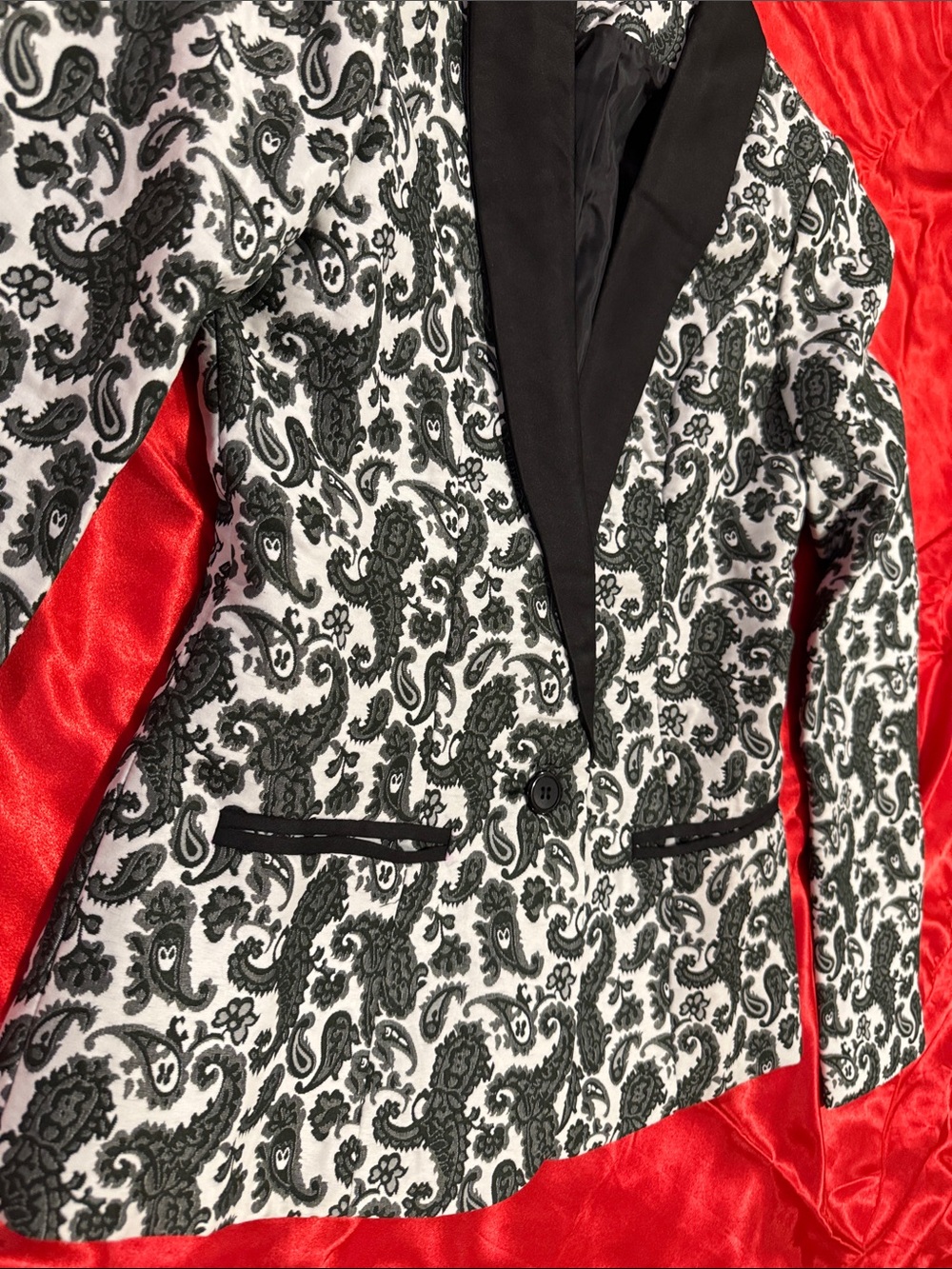 WOW POSHMARK - Authentic Ark & Co. NWT Paisley Blazer - Picture 8 of 10